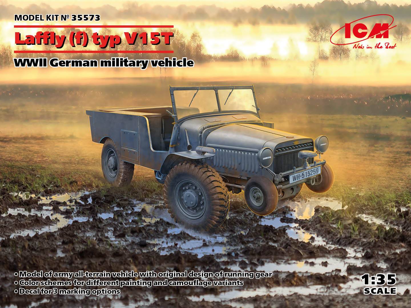 Laffly (f) Typ V15T WWII German military vehicle
