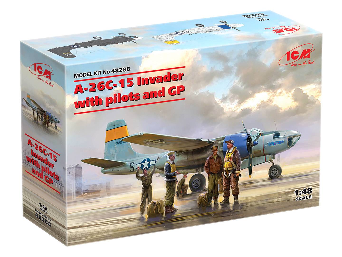 A-26C-15 Invader w/USAF pilots and ground personnel – Image 2