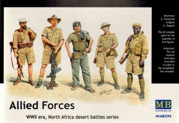 ALLIED FORCES WWII era North Africa desert battles series – Image 2