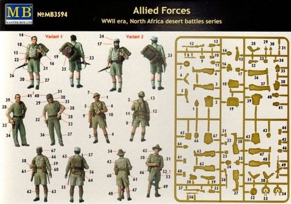 ALLIED FORCES WWII era North Africa desert battles series – Image 3