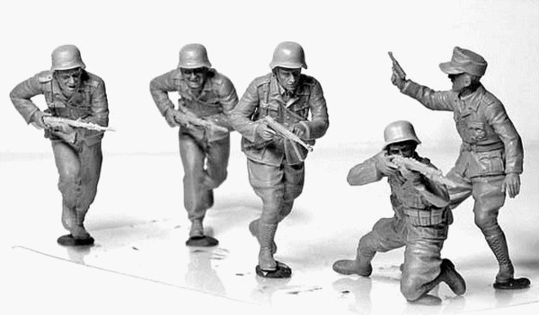 “Zum Sturm! Vorwarts! ” German Infantry, DAK, WWII, North Africa Desert Battles series – Image 4
