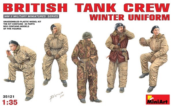 BRITISH TANK CREW. WINTER UNIFORM