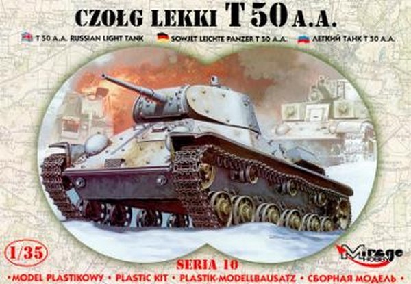 T-50 CHAR LEGER SOVIETIQUE avec BLINDAGE ADDITIONNEL