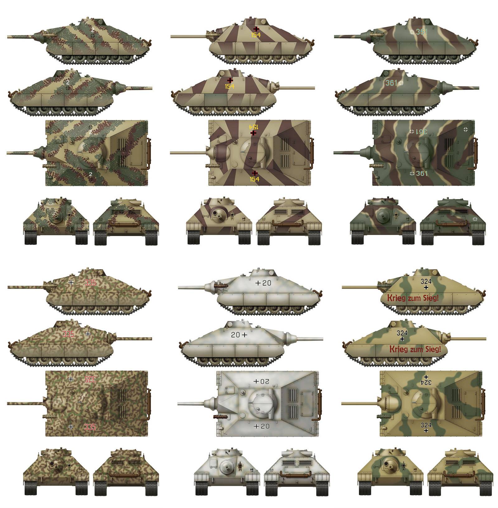 Schwerer kleiner Panzerkampfwagen German Heavy Tank Project 1944 (2 in 1) – Image 13