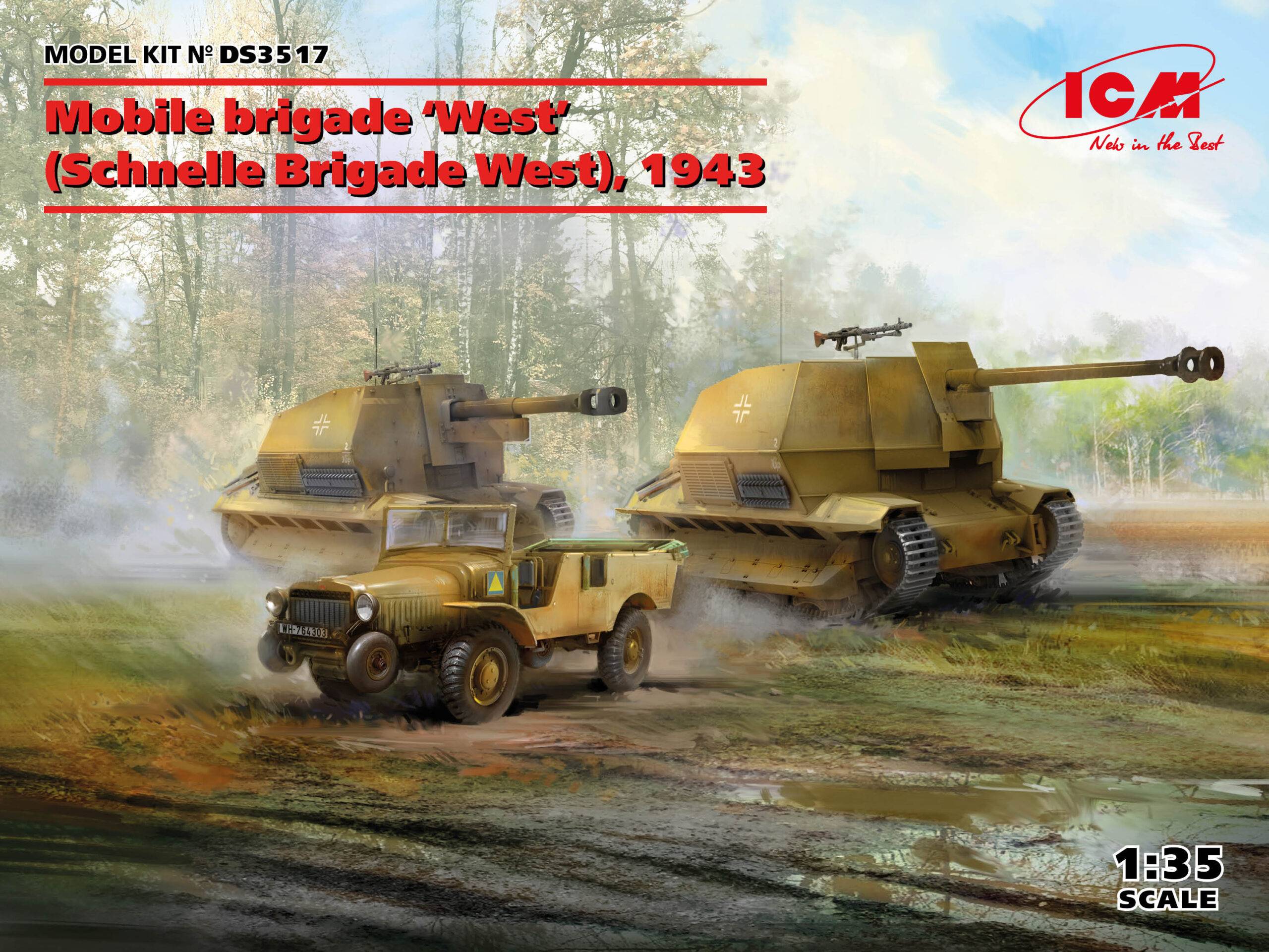 Mobile brigade ‘West’ (Schnelle Brigade West), 1943