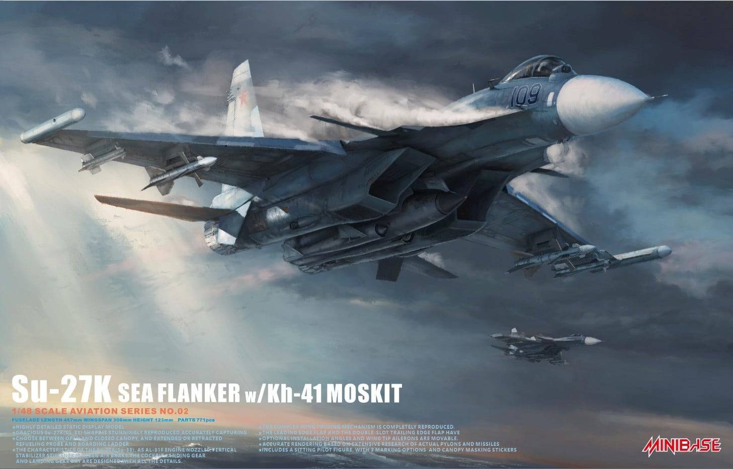 Su-27k Sea Flanker with Kh-41 Moskit