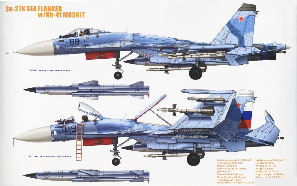 Su-27k Sea Flanker with Kh-41 Moskit – Image 13