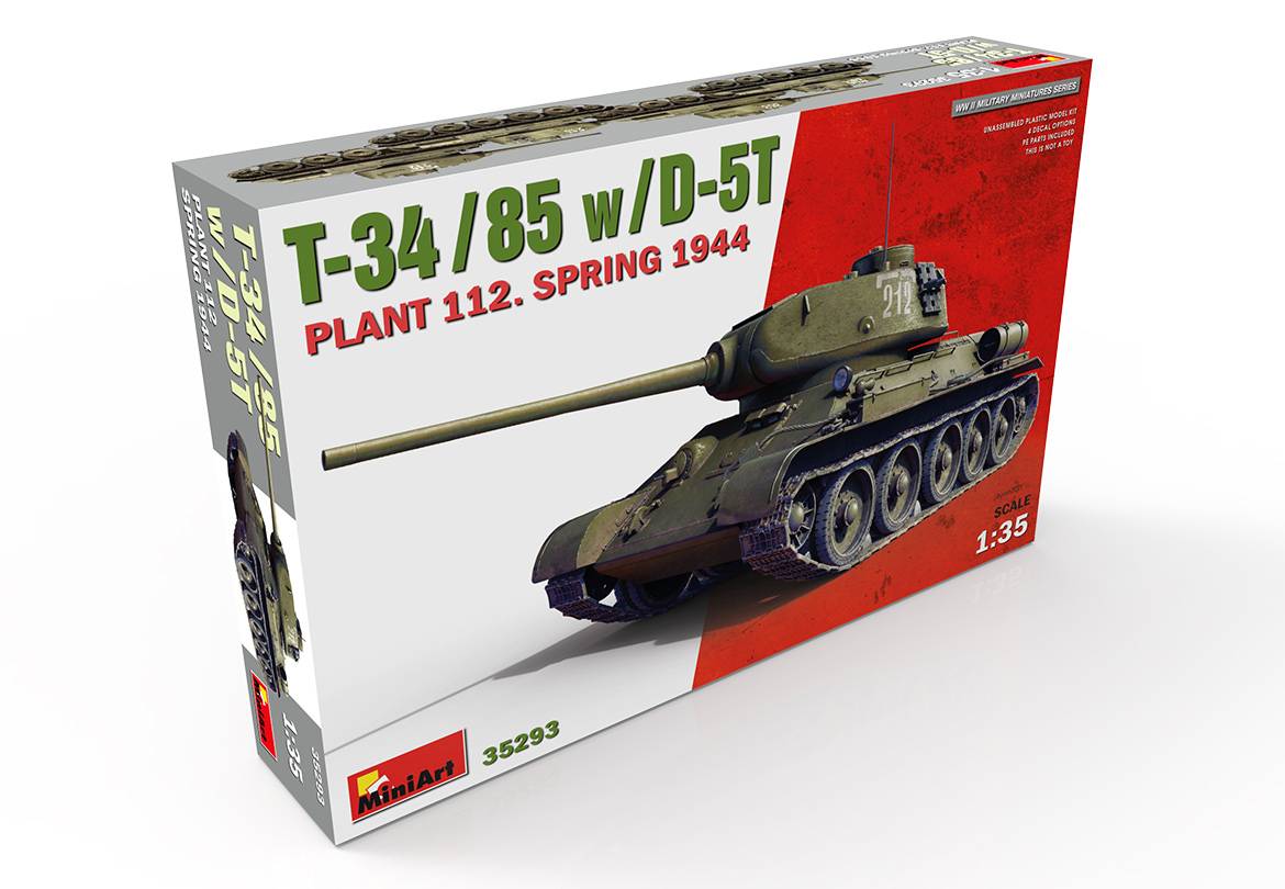 T-34/85 w/D-5T PLANT 112. SPRING 1944 – Image 2