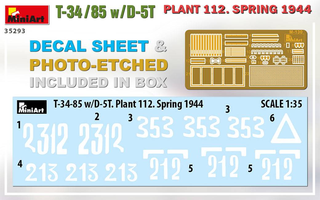 T-34/85 w/D-5T PLANT 112. SPRING 1944 – Image 3