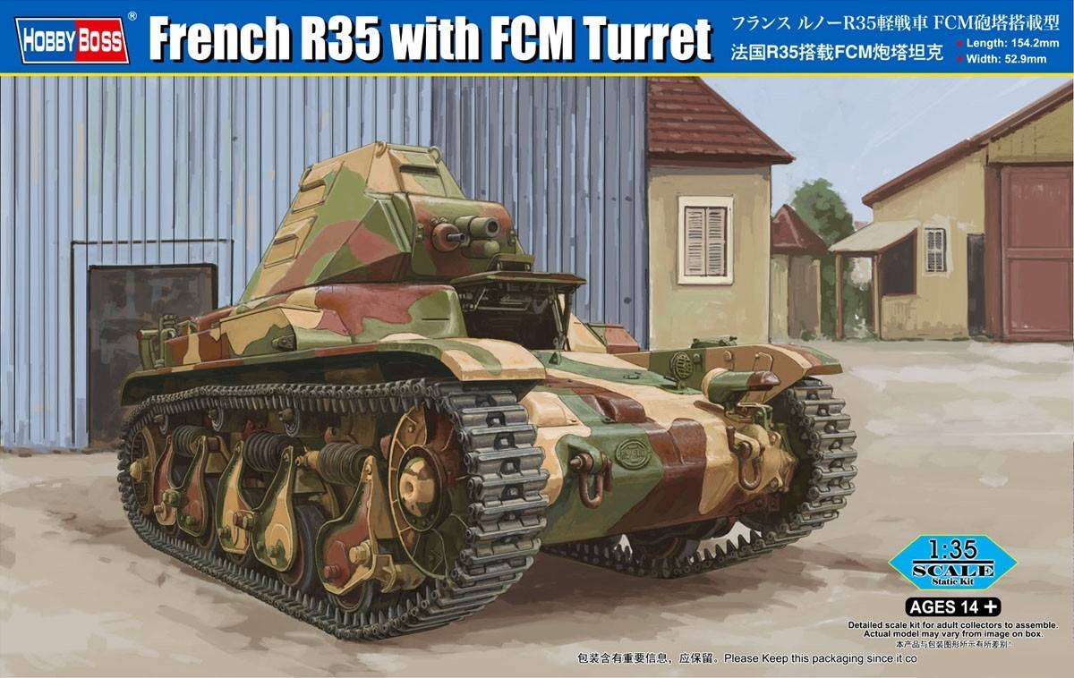 French R35 with FCM Turret