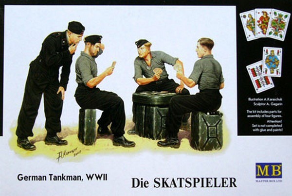 German Tankman WW II Die Skatspieler