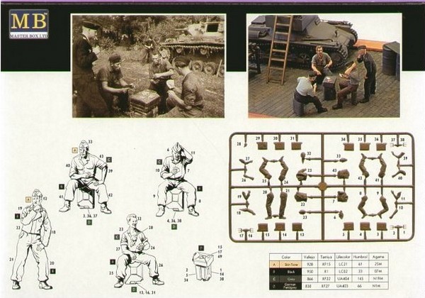 German Tankman WW II Die Skatspieler – Image 2