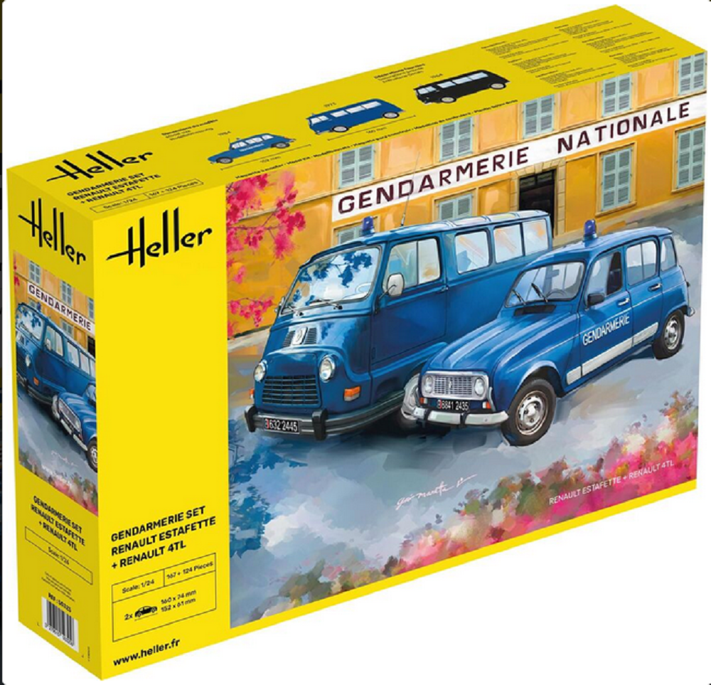 Gendarmerie Set Renault Estafette + Renault 4TL – Image 3