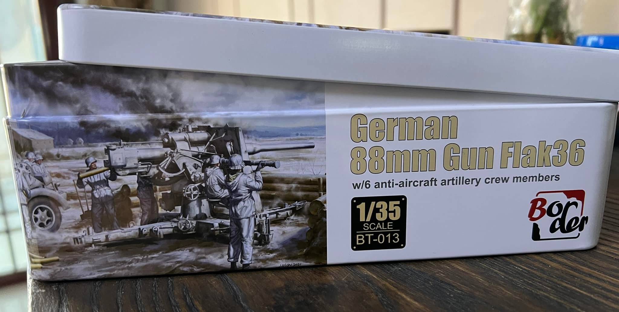 German 88mm Gun Flak36 w/6 anti-aircraft artillery crew members – Image 4