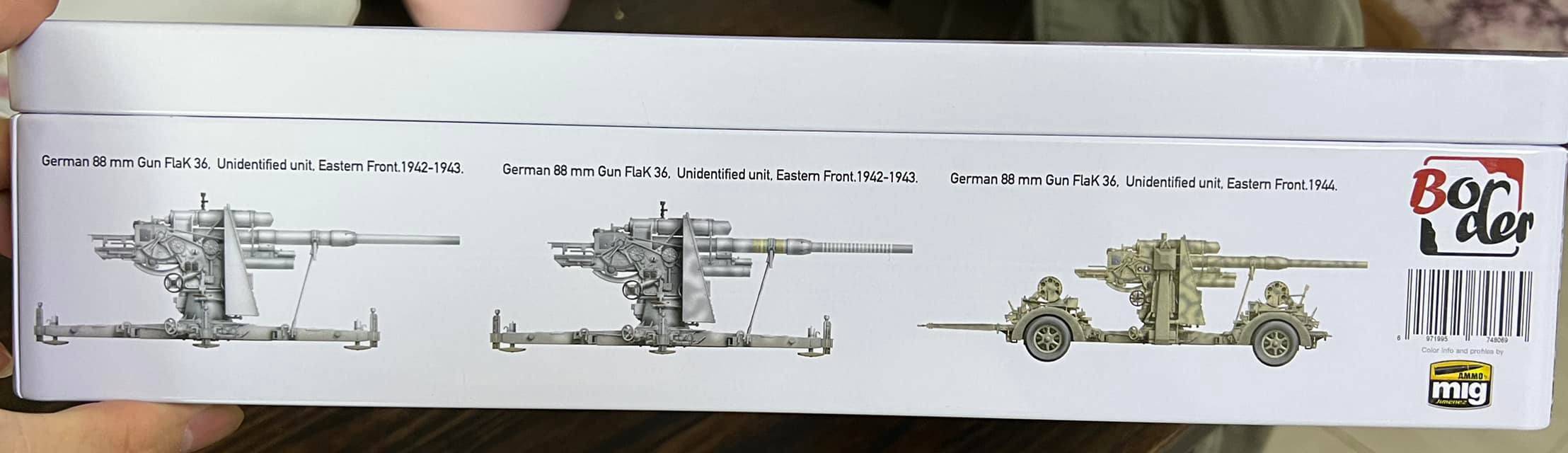 German 88mm Gun Flak36 w/6 anti-aircraft artillery crew members – Image 11