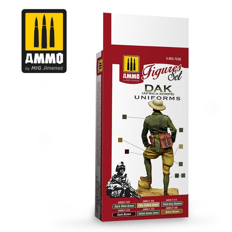 DAK UNIFORMS (AFRIKA KORPS) FIGURES SET – Image 2