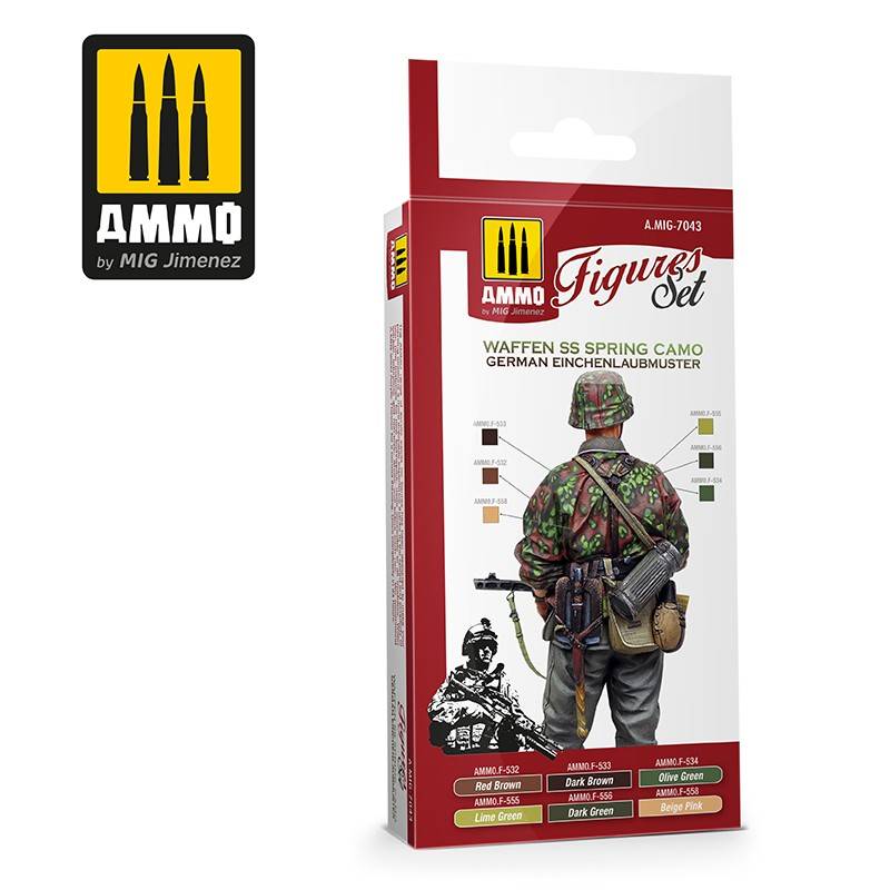 Waffen SS Spring Camo. German Einchenlaubmuster Figures Set – Image 2