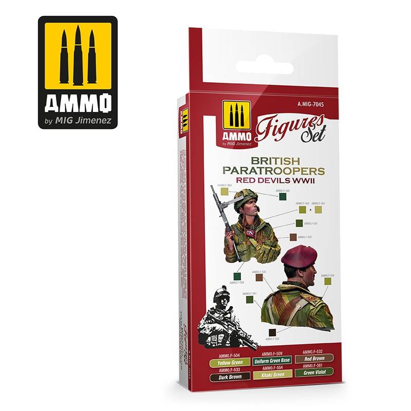 British Paratroopers Red Devils WWII Figures Set – Image 2