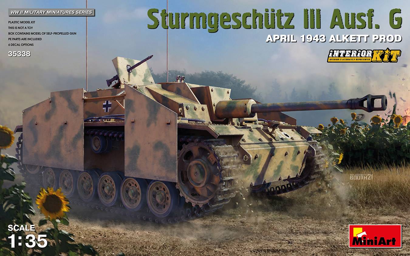 Sturmgeschutz III Ausf. G APRIL 1943 ALKETT PROD INTERIOR KIT