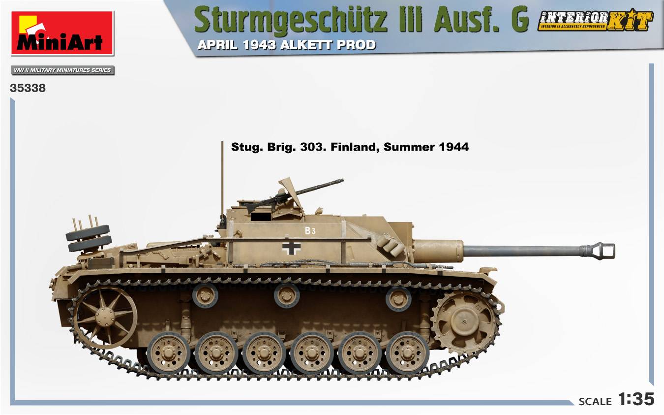 Sturmgeschutz III Ausf. G APRIL 1943 ALKETT PROD INTERIOR KIT – Image 2