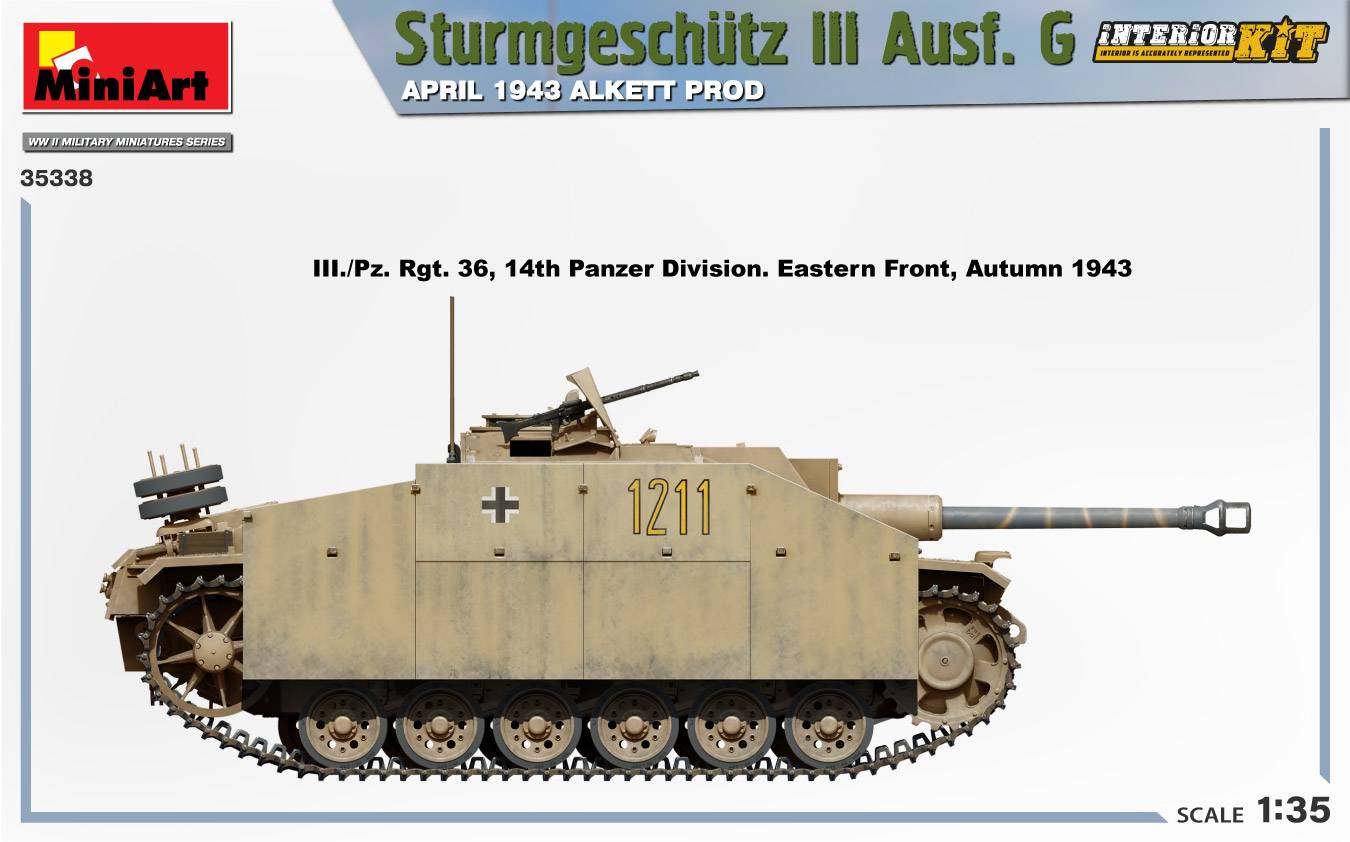 Sturmgeschutz III Ausf. G APRIL 1943 ALKETT PROD INTERIOR KIT – Image 5