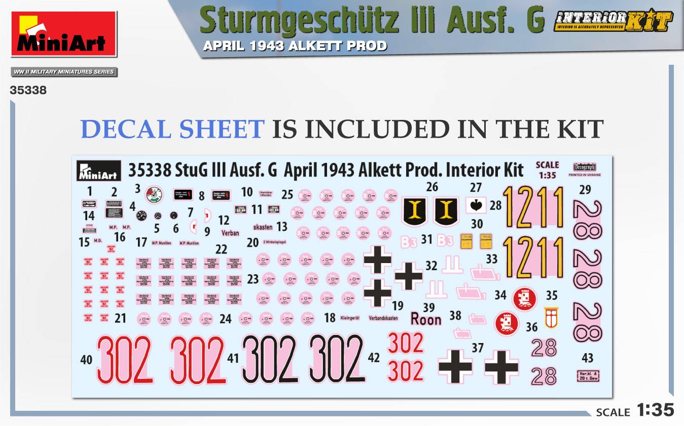 Sturmgeschutz III Ausf. G APRIL 1943 ALKETT PROD INTERIOR KIT – Image 11