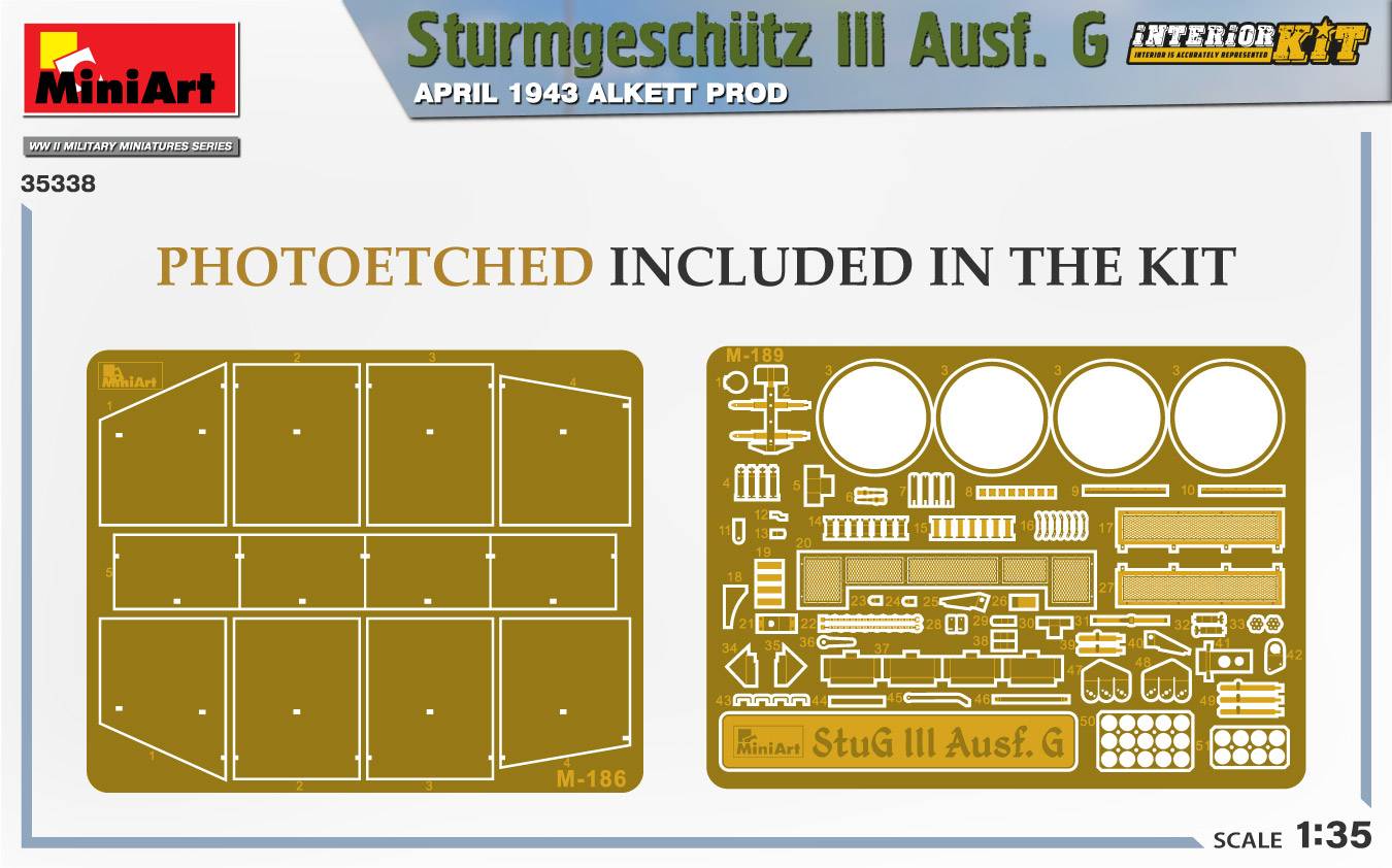 Sturmgeschutz III Ausf. G APRIL 1943 ALKETT PROD INTERIOR KIT – Image 12