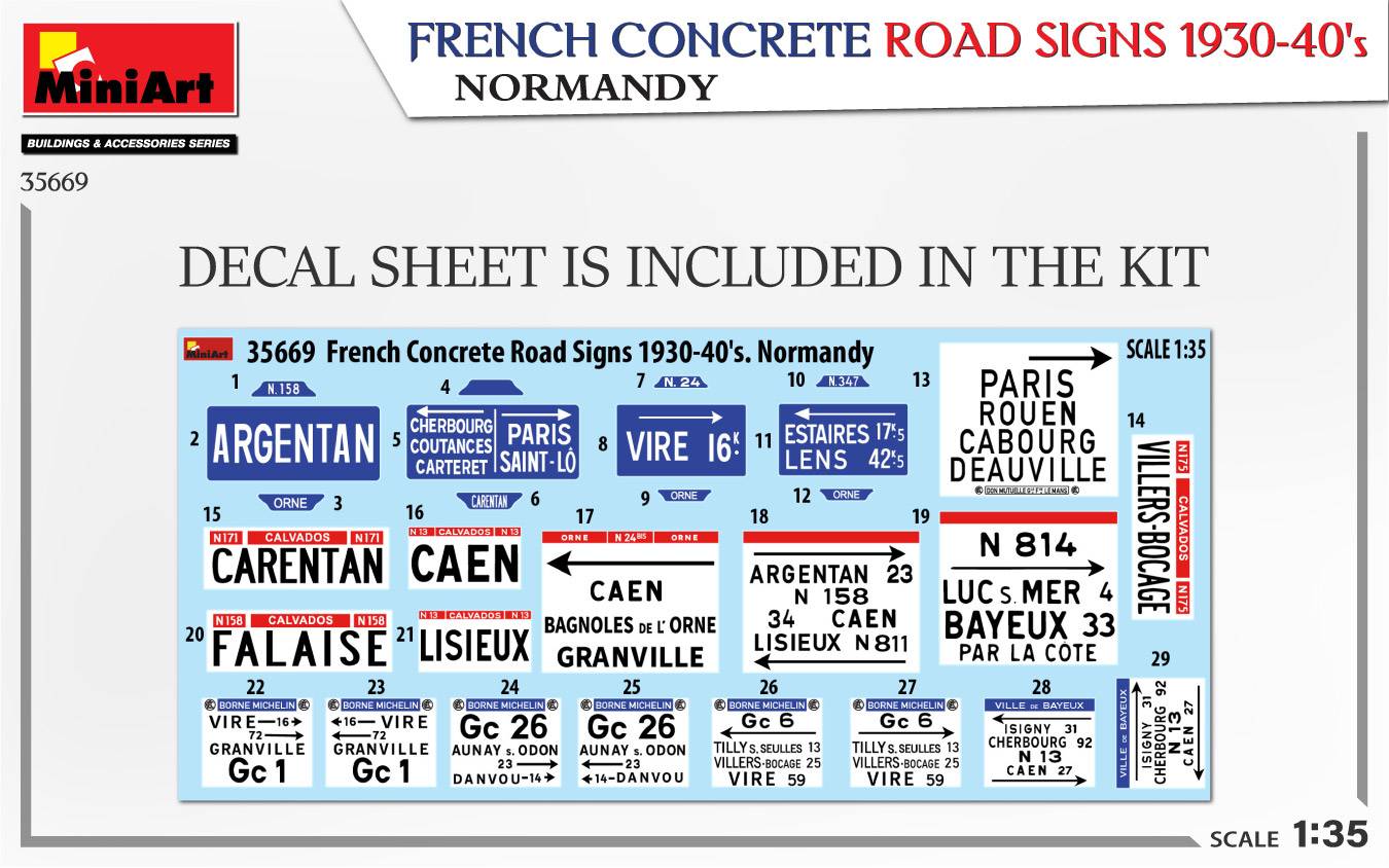 FRENCH CONCRETE ROAD SIGNS 1930-40’S NORMANDY – Image 3