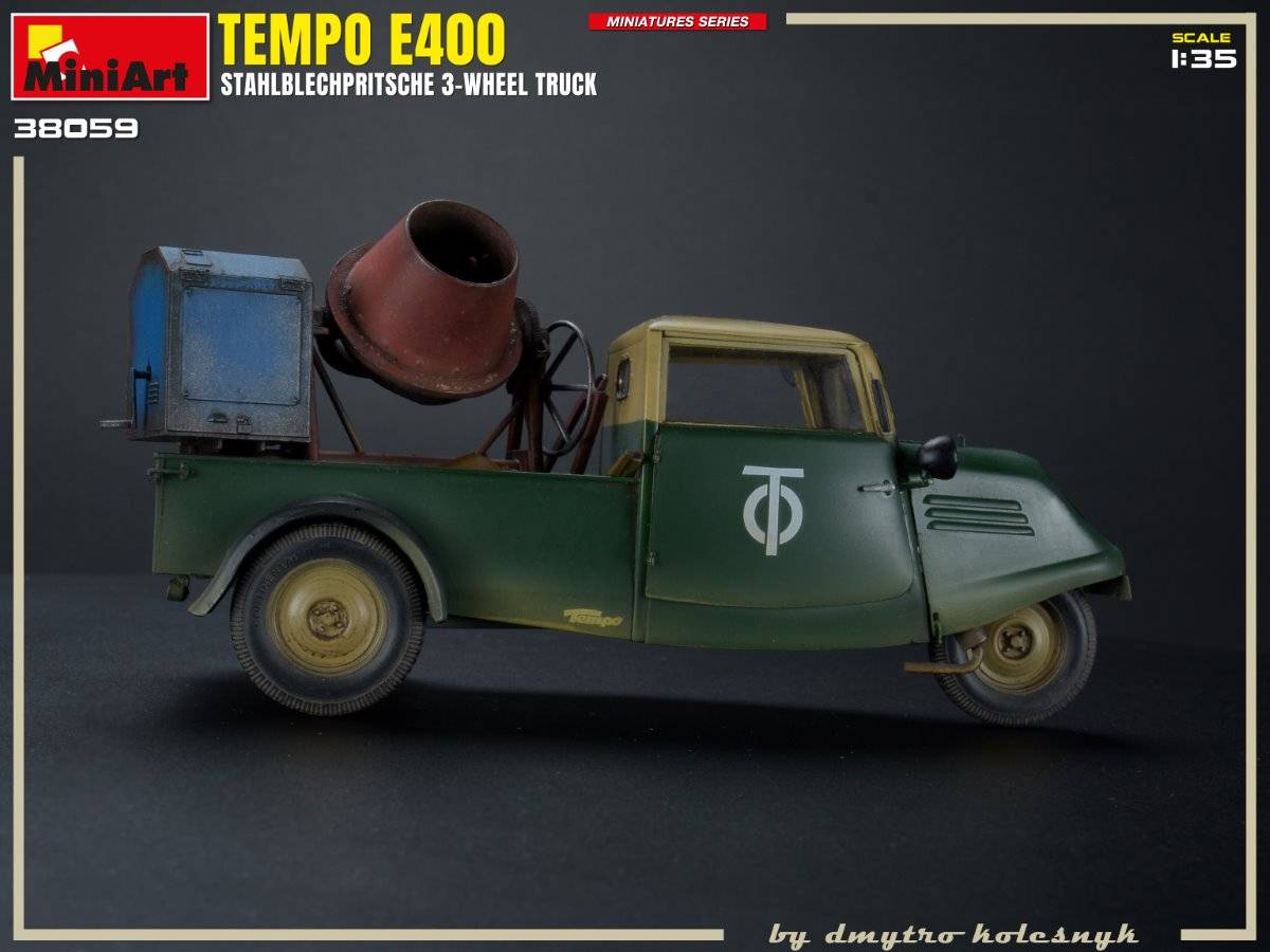 TEMPO E400 STAHLBLECHPRITSCHE 3-WHEEL TRUCK – Image 9
