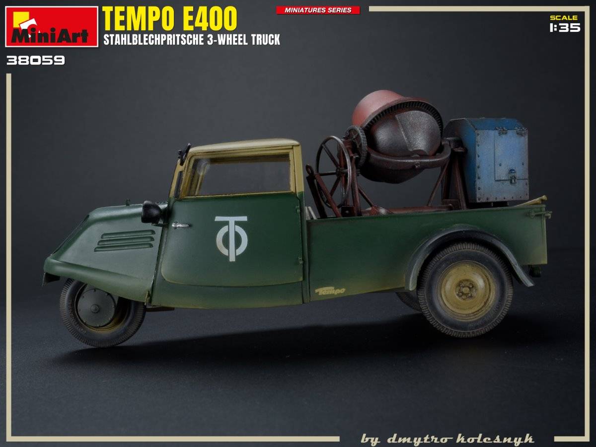 TEMPO E400 STAHLBLECHPRITSCHE 3-WHEEL TRUCK – Image 10