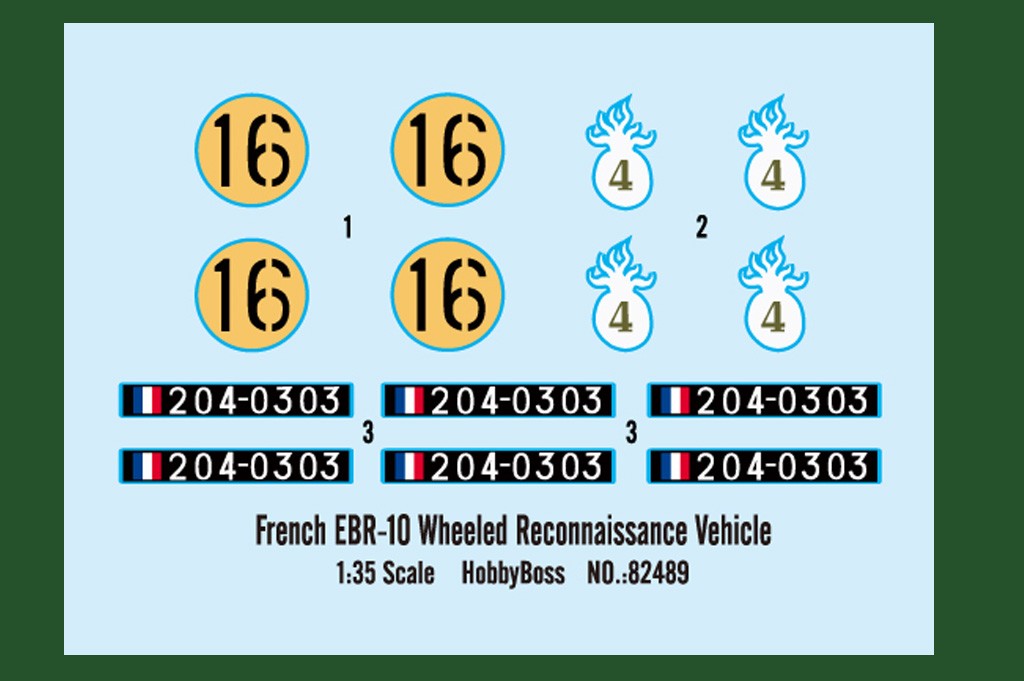 French EBR-10 Wheeled Reconnaissance Vehicle. – Image 4