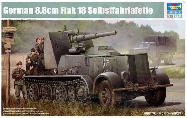 German 8.8cm Flak 18 Selbstfahrlafette