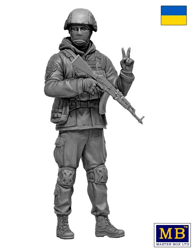 Russian-Ukrainian War series Kit No. 1 Ukrainian soldier, Defence of Kyiv, March 2022 – Image 5