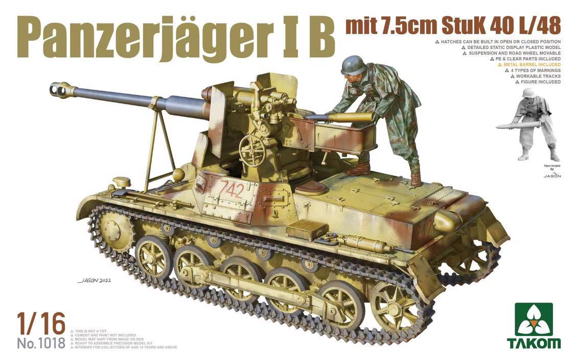 Panzerjäger IB mit 7.5cm Stuk 40 L/48 (1:16)