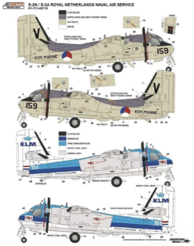 S-2N / S-2A Royal Netherlands Naval Air Service Tracker – Image 3