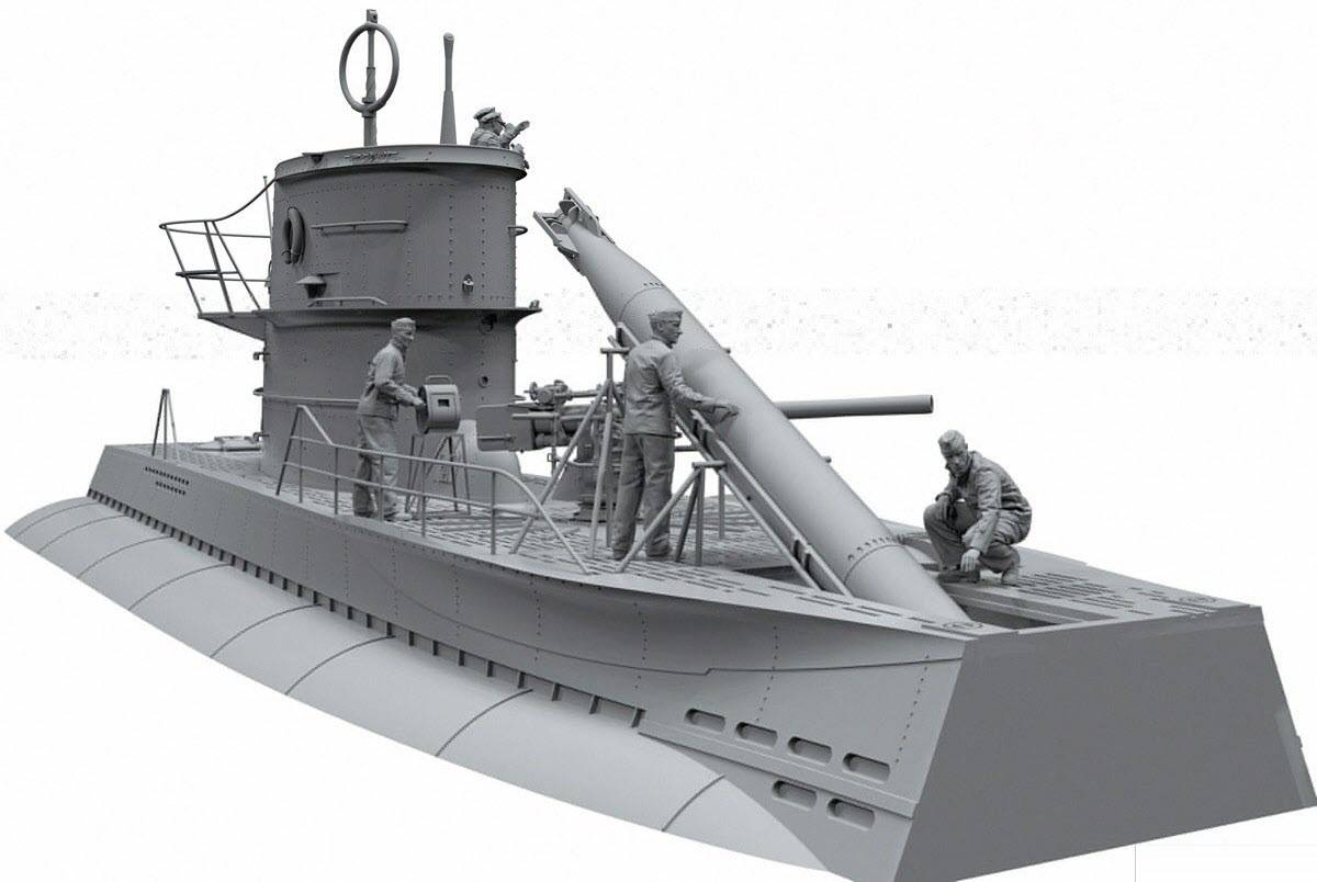 German Submarines & Commanders Loading (5 Pcs.) – Image 2