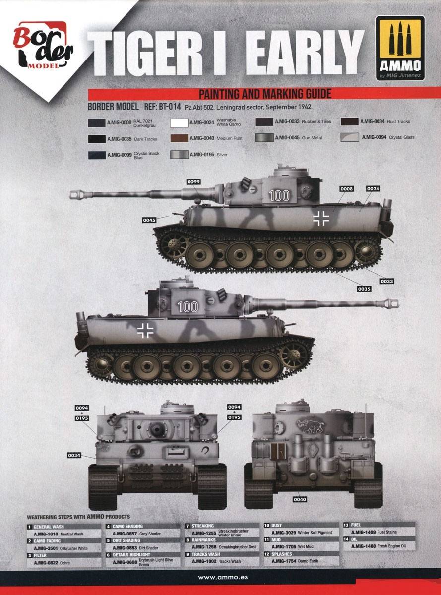 Tiger I Initial Production s.Pz.Abt.502 Leningrad Region 1942/43 Winter – Image 15