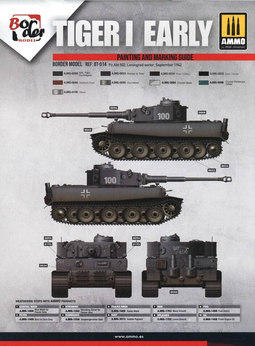 Tiger I Initial Production s.Pz.Abt.502 Leningrad Region 1942/43 Winter – Image 16