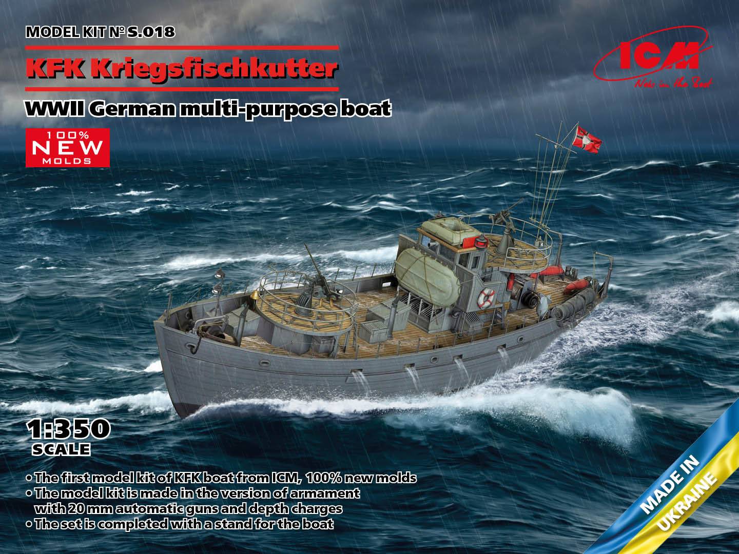 KFK Kriegsfischkutter WWII German multi-purpose boat