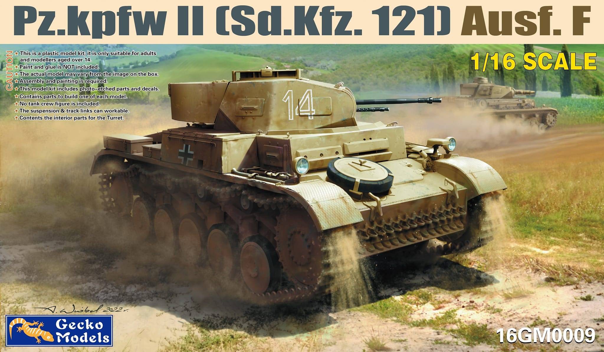 Pz.kpfw II (Sd.Kfz. 121) Ausf. F (North Africa & Italian Front)