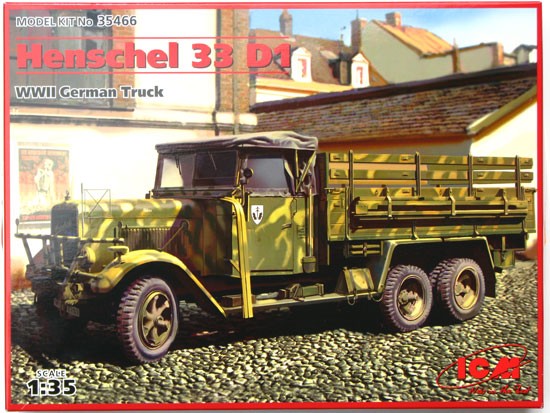Henschel 33D1 WWII German Army Truck