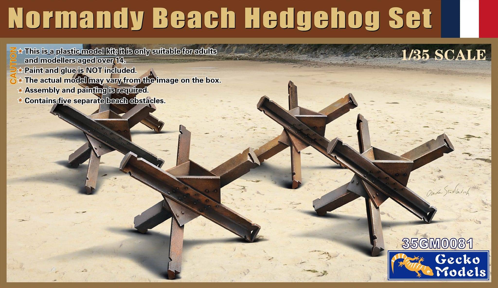 Normandy Beach Hedgehog Set