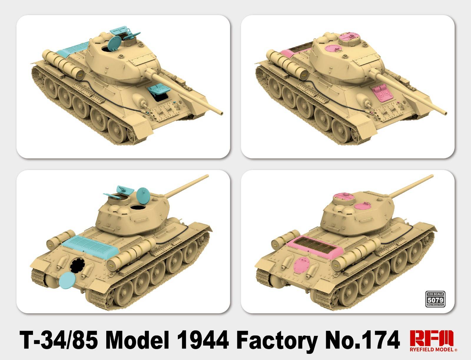 T-34/85 Model 1944 Factory No.174 – Image 2