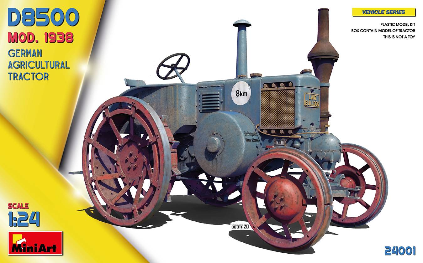 GERMAN AGRICULTURAL TRACTOR D8500 MOD. 1938