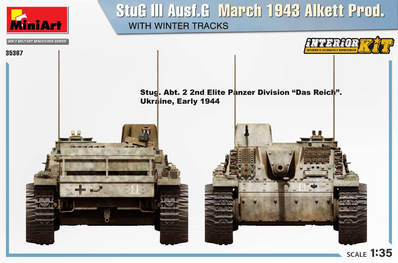 StuG III Ausf. G March 1943 Alkett Prod. WITH WINTER TRACKS. INTERIOR KIT – Image 12