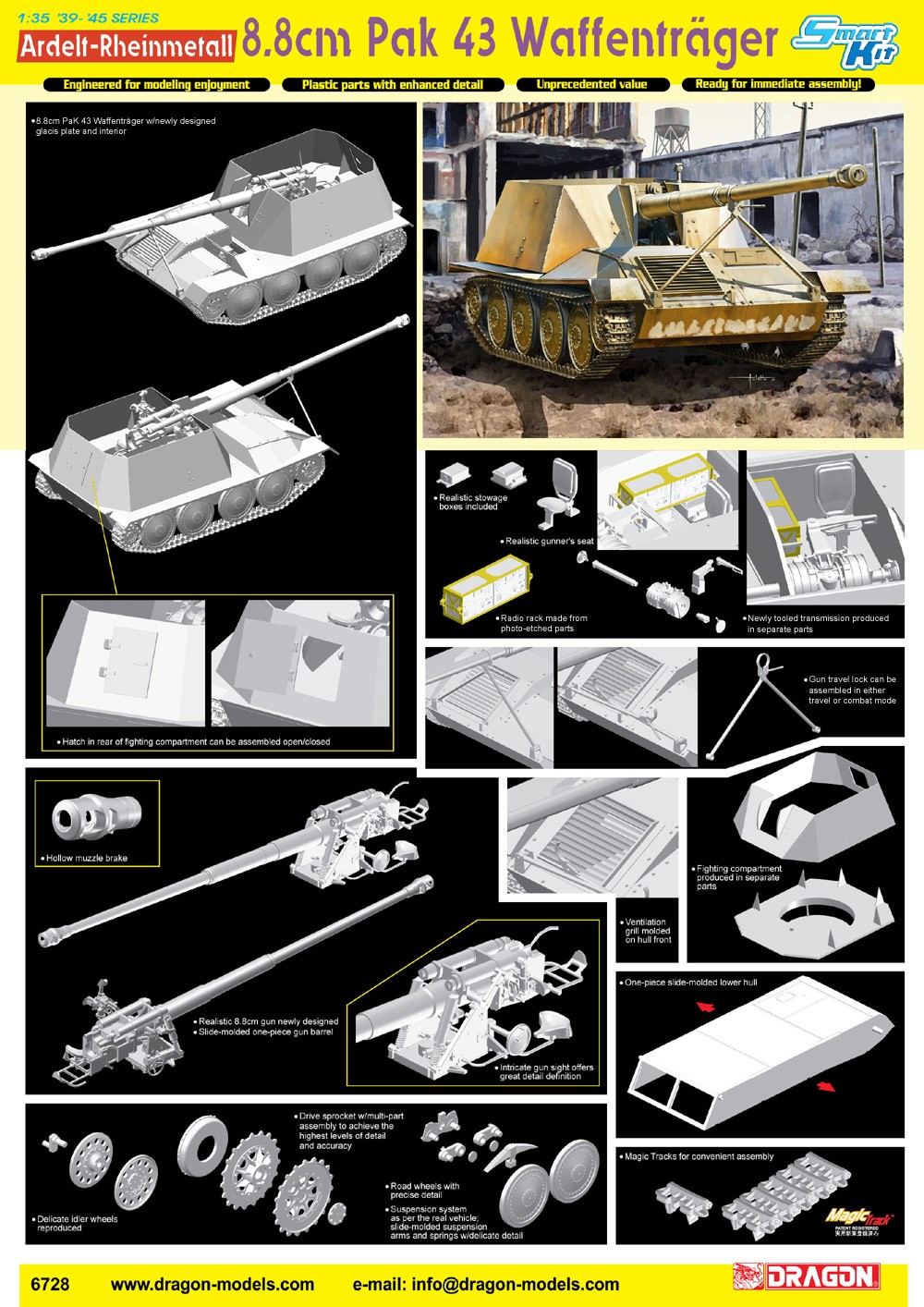 Ardelt-Rheinmetall 8.8cm Pak 43 Waffentrager – Image 2