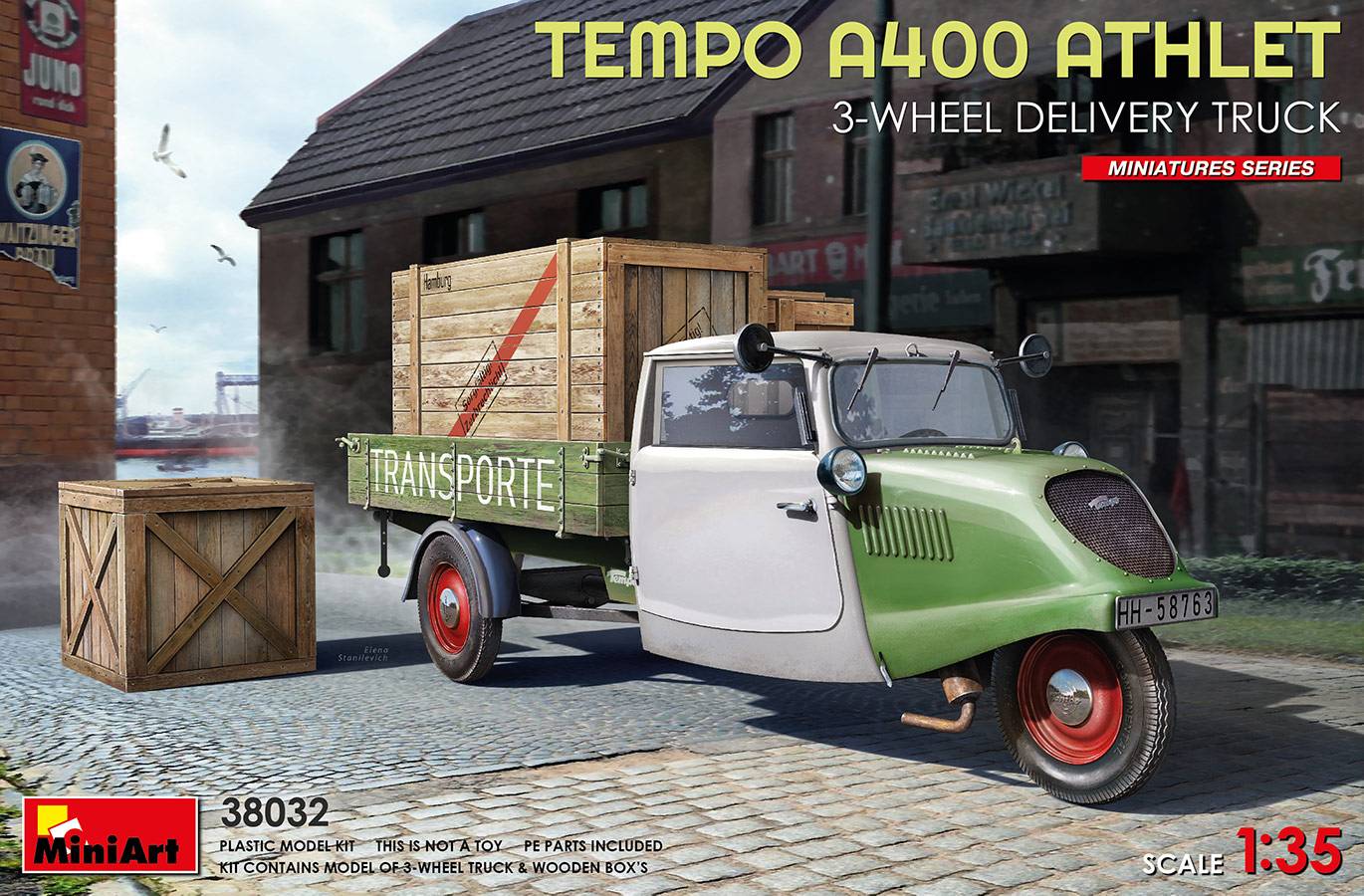 TEMPO A400 ATHLET 3-WHEEL DELIVERY TRUCK