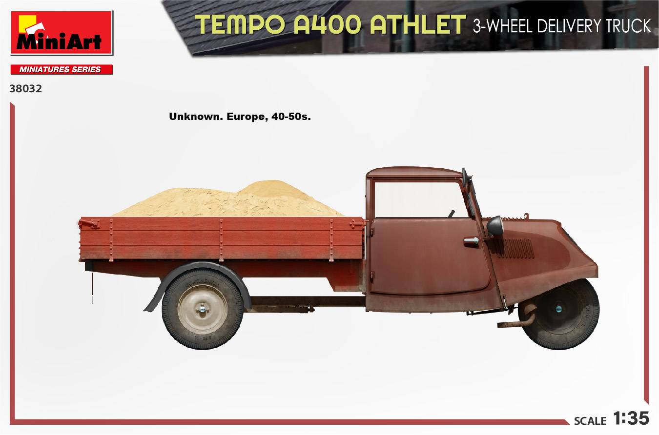 TEMPO A400 ATHLET 3-WHEEL DELIVERY TRUCK – Image 15