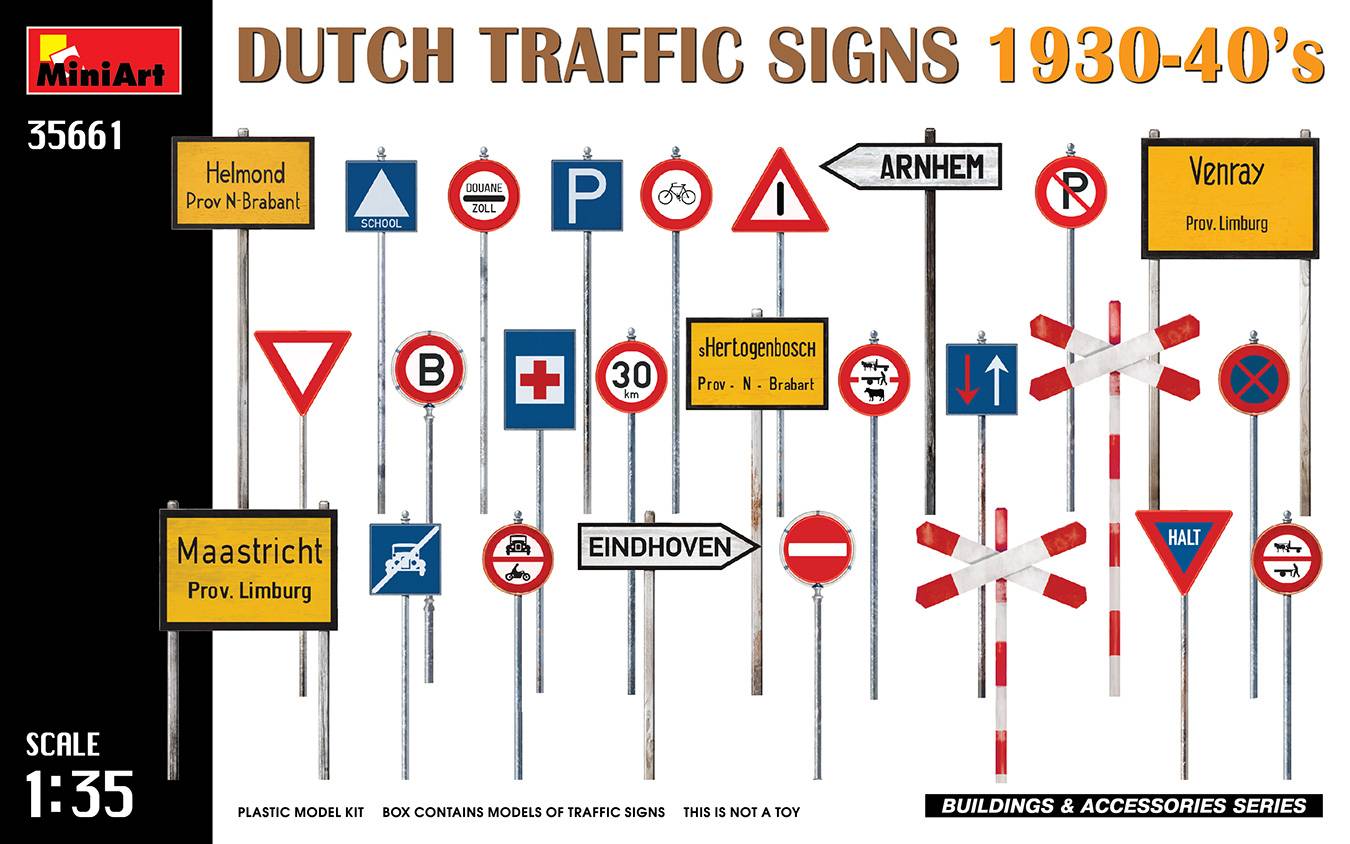 DUTCH TRAFFIC SIGNS 1930-40’s