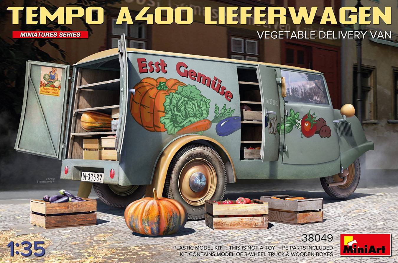 TEMPO A400 LIEFERWAGEN. VEGETABLE DELIVERY VAN